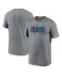 Men's Heathered Charcoal Atlanta Braves Local Rep Legend Performance T-shirt