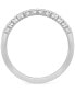 ფოტო #4 პროდუქტის Diamond Double Row Band (1/2 ct. t.w.) in 14k White Gold