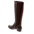 Trotters Misty T2165-200 Womens Brown Leather Zipper Knee High Boots 6.5