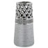 Vase Alexandra House Living Grey Silver Ceramic 14 x 14 x 27 cm