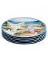 Seacoast Set of 6 Dinner Plate 11", Service For 6