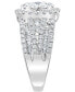 Фото #5 товара Кольцо eFFY Diamond Cluster 2 ct. 14k White Gold