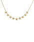 ფოტო #1 პროდუქტის Flower Statement Necklace in Sterling Silver & 14k Gold-Plate, 18" + 2" extender