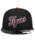 Фото #4 товара Men's Black Detroit Tigers Metallic Camo 59FIFTY Fitted Hat