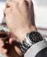 ფოტო #4 პროდუქტის Men's Swiss Automatic Multifort Stainless Steel Bracelet Watch 42mm