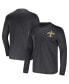 Фото #1 товара Men's NFL x Darius Rucker Collection by Charcoal New Orleans Saints Team Long Sleeve T-shirt