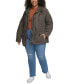 Фото #5 товара Trendy Plus Size Cotton Hood Utility Jacket