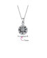 Фото #4 товара Floral Flower Inspirational Saying My LOVE Words Sunflower Open Locket Pendant Necklace For Women Teen Girlfriend Rhodium Plated .925 Sterling Silver