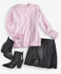 ფოტო #6 პროდუქტის Women's Croc-Embossed Faux-Leather Mini Skirt, Created for Macy's