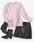 Women's Croc-Embossed Faux-Leather Mini Skirt, Created for Macy's