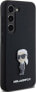 Karl Lagerfeld Etui Karl Lagerfeld KLHCS23MSMHKNPK Samsung Galaxy S23+ Plus Silicone Ikonik Metal Pin czarny/black - фото #4