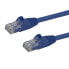 Фото #3 товара StarTech.com 15m CAT6 Ethernet Cable - Blue CAT 6 Gigabit Ethernet Wire -650MHz 100W PoE RJ45 UTP Network/Patch Cord Snagless w/Strain Relief Fluke Tested/Wiring is UL Certified/TIA - 15 m - Cat6 - U/UTP (UTP) - RJ-45 - RJ-45
