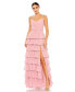 Women's Ieena Ruffled Tiered Sleeveless Gown