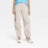 Фото #1 товара Women's High-Rise Parachute Pants - A New Day Tan 8