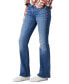 ფოტო #3 პროდუქტის Women's Sweet Flare Stretch Flare-Leg Jeans
