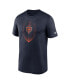 Фото #2 товара Nike Men's Navy Chicago Bears Primetime Legend Icon Performance T-Shirt