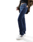 Weekday Twig straight leg stretch jeans in sapphire blue