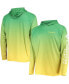 ფოტო #2 პროდუქტის Men's Green Oregon Ducks Terminal Tackle Omni-Shade UPF 50 Long Sleeve Hooded Long Sleeve T-shirt