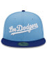 Фото #3 товара Men's Light Blue Los Angeles Dodgers Cooperstown Collection Retro City 59FIFTY Fitted Hat