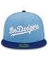 Men's Light Blue Los Angeles Dodgers Cooperstown Collection Retro City 59FIFTY Fitted Hat Голубой, 7 3/4 - фото #3