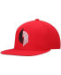 ფოტო #2 პროდუქტის Men's Red Portland Trail Blazers Hardwood Classics Team Ground 2.0 Snapback Hat