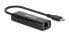 Фото #6 товара Manhattan USB-C to 2.5GBASE-T Gigabit (10/100/1000 Mbps & 2.5 Gbps) RJ45 Network Adapter - Multi-Gigabit Ethernet - Black - Box - Wired - USB Type-C - Ethernet - Black