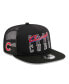 Фото #1 товара Men's Black Chicago Cubs Street Team A-Frame Trucker 9FIFTY Snapback Hat