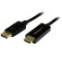 Фото #3 товара StarTech.com 16ft (5m) DisplayPort to HDMI Cable - 4K 30Hz - DisplayPort to HDMI Adapter Cable - DP 1.2 to HDMI Monitor Cable Converter - Latching DP Connector - Passive DP to HDMI Cord - 5 m - DisplayPort - HDMI - Male - Male - Straight