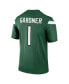 ფოტო #2 პროდუქტის Men's Ahmad Gardner Green New York Jets Legend Jersey
