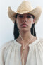 COWBOY RAFFIA HAT