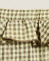 Children’s gingham check beach bikini bottoms