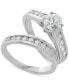 ფოტო #1 პროდუქტის IGI Certified Lab Grown Diamond Channel-Set Bridal Set (2 ct. t.w.) in 14k White Gold