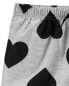 Фото #5 товара Белье и домашняя одежда Carter's Пижама с штанами-лаванда Дети Heart Pull-On Fleece.