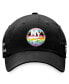 ფოტო #3 პროდუქტის Men's Black New York Islanders Team Logo Pride Adjustable Hat