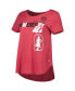 Фото #3 товара Women's Heathered Cardinal Stanford Cardinal PoWered By Title IX T-shirt