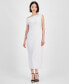 ფოტო #1 პროდუქტის Women's Off-The-Shoulder Midi Dress