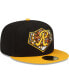 ფოტო #3 პროდუქტის Men's Black, Gold Rochester Red Wings Theme Night 59FIFTY Fitted Hat