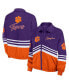 Фото #1 товара Women's Purple Distressed Clemson Tigers Vintage-Like Throwback Windbreaker Full-Zip Jacket