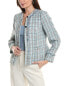 Фото #1 товара Anne Klein Kissing Front Jacket Women's Blue 12