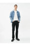Фото #2 товара Брюки джинсовые прямого кроя Straight Fit, бренд Koton