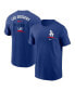 ფოტო #2 პროდუქტის Men's Royal Los Angeles Dodgers City Connect 2-Hit T-shirt