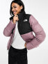 The North Face Saikuru puffer jacket in taupe and black Exclusive at ASOS