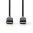 Фото #2 товара Nedis CCBW37000AT20 - 2 m - DisplayPort - DisplayPort - Male - Male - 3840 x 2160 pixels