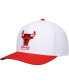 Фото #2 товара Men's White, Red Chicago Bulls Hardwood Classics Core 2-Tone 2.0 Pro Snapback Hat