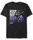 Фото #1 товара Marvel Men's Avengers Endgame Some People Move on Quote, Short Sleeve T-shirt