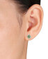 Green Quartz (2 1/4 ct. t.w.) Sterling Silver, Stud Earrings
