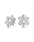 ფოტო #2 პროდუქტის Holiday Party Season Christmas Frozen Winter Snowflake Stud Earrings For Women For Teen .925 Sterling Silver