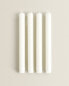 Фото #2 товара Long cylindrical candle (pack of 4)