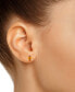 ფოტო #2 პროდუქტის Citrine Pear Stud Earrings (3/4 ct. t.w.) in 14k Gold