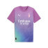 Фото #1 товара Puma Acm 3Rd Crew Neck Short Sleeve Soccer Authentic Jersey Mens Pink 77039803